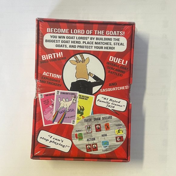 NEW! Goat Lords Family Strategic Card Game Gatwick Games Complete with Rule Book - Picture 7 of 10